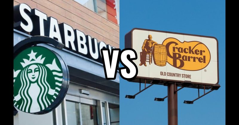 Cracker Barrel vs. Starbucks