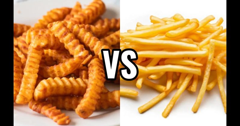 Crinkle-Cut Fries vs. Straight-Cut Fries
