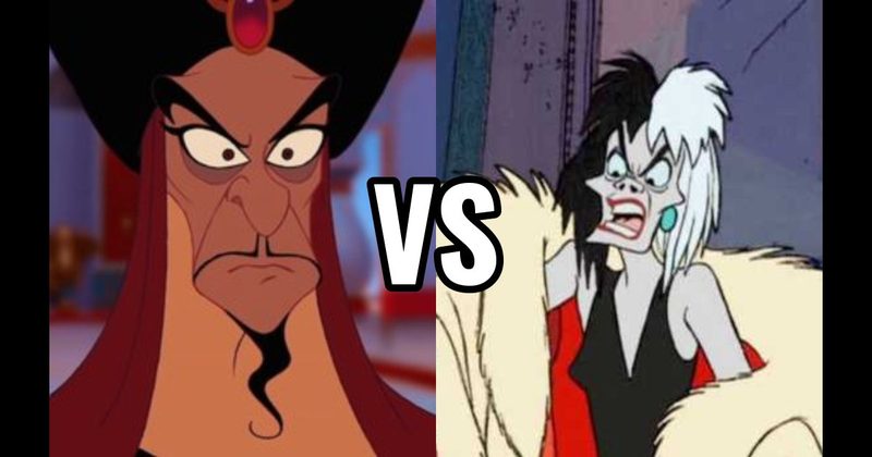 Cruella de Vil (101 Dalmatians) vs. Jafar (Aladdin)