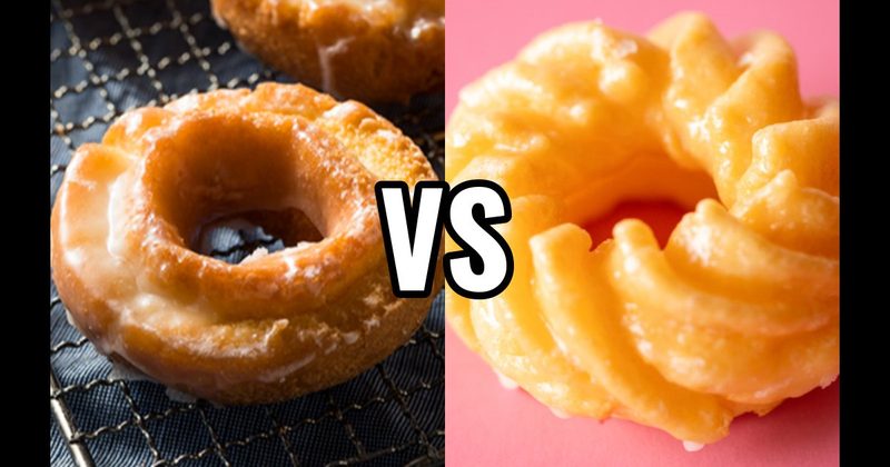 Cruller vs. Old-Fashioned Donut