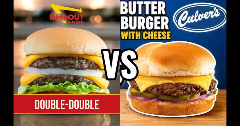 Culver’s ButterBurger Cheese vs. In-N-Out Double-Double