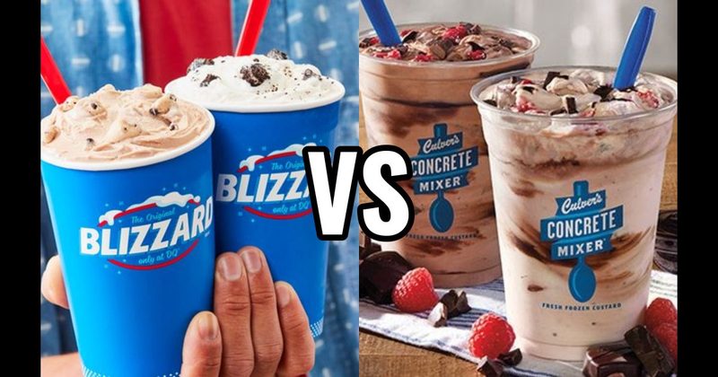 Culver’s Concrete Mixer vs. Dairy Queen Blizzard 