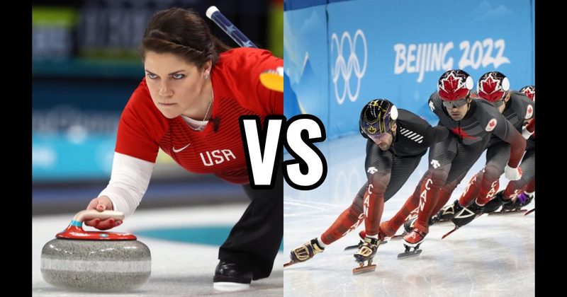 Curling vs. Short Track Speed Skating