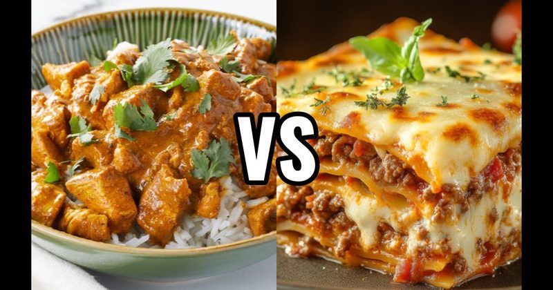 Curry (Indian or Thai) vs. Lasagna