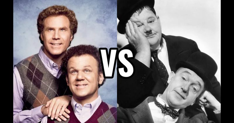 Dale & Brennan (Step Brothers) vs. Laurel & Hardy