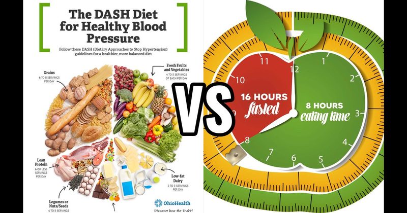 DASH Diet vs. Intermittent Fasting