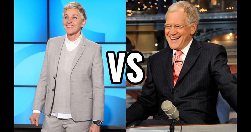 David Letterman vs. Ellen DeGeneres