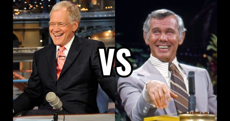 David Letterman vs. Johnny Carson