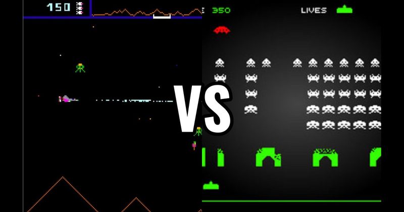 Defender vs. Space Invaders
