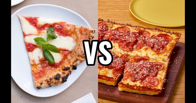 Detroit-Style Pizza vs. Neapolitan Pizza
