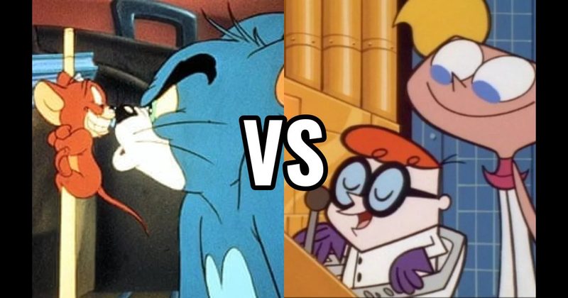 Dexter vs. Dee Dee (Dexter’s Laboratory) vs. Tom vs. Jerry (Tom and Jerry)