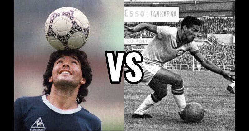 Diego Maradona vs. Garrincha