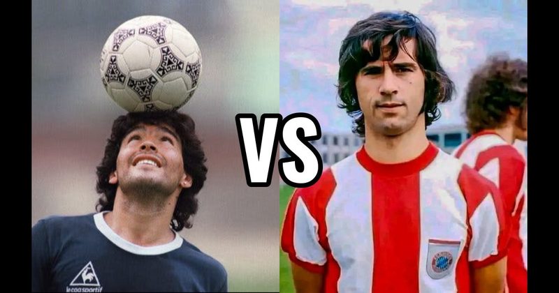Diego Maradona vs. Gerd Müller