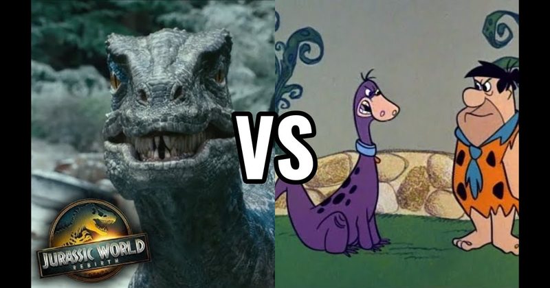 Dino (Flintstones) vs. Rexy (Jurassic Park)