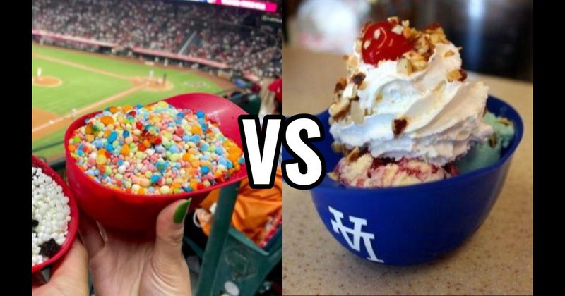 Dippin’ Dots vs. Ice Cream Helmet Sundaes