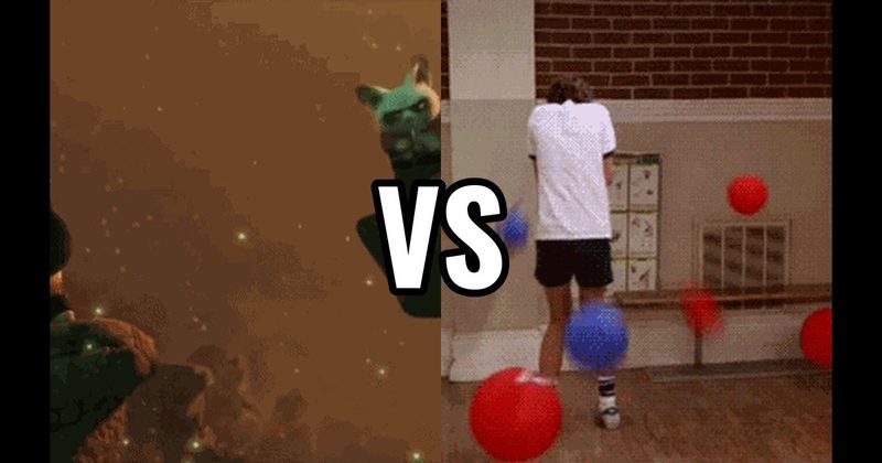 Dodgeball (Training) vs. Kung Fu Panda (Training)