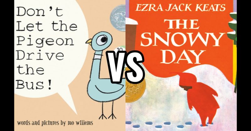 Don’t Let the Pigeon Drive the Bus! vs. The Snowy Day