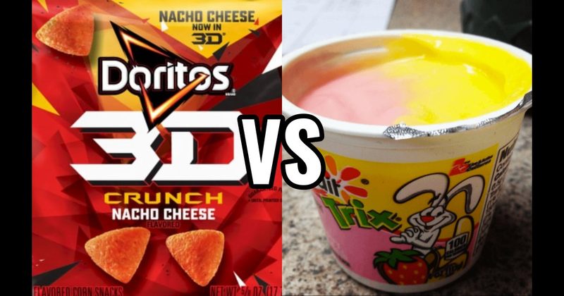Doritos 3D vs. Trix Yogurt