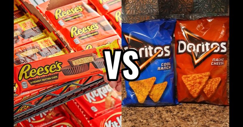 Doritos vs. Reese’s Peanut Butter Cups
