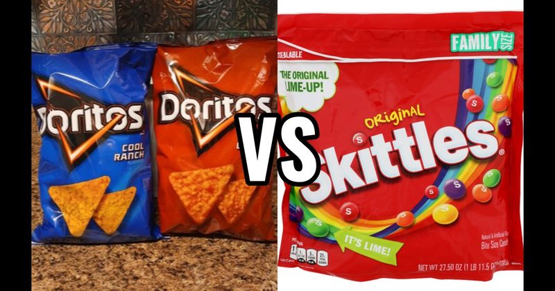 Doritos vs. Skittles