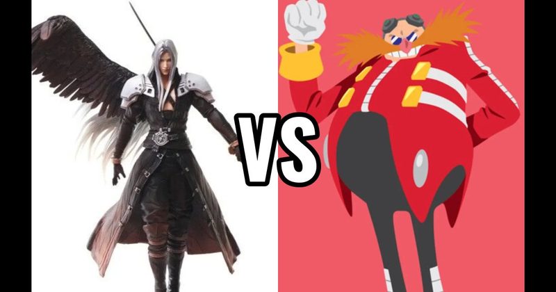 Dr. Eggman (Sonic the Hedgehog) vs. Sephiroth (Final Fantasy VII)