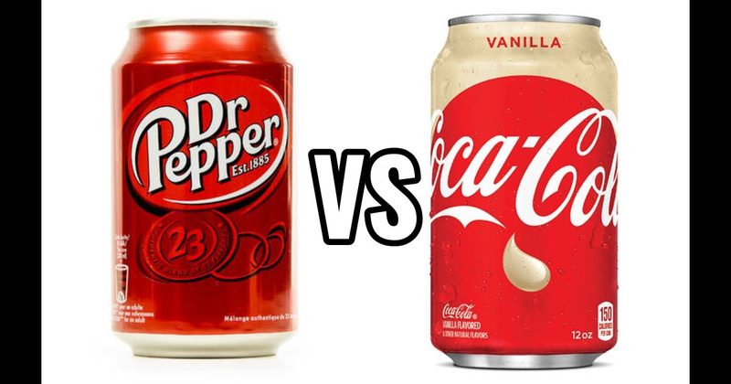 Dr Pepper vs. Vanilla Coke