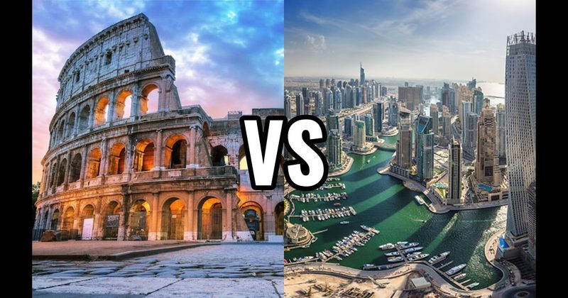 Dubai, UAE vs. Rome, Italy