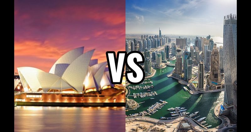 Dubai, UAE vs. Sydney, Australia