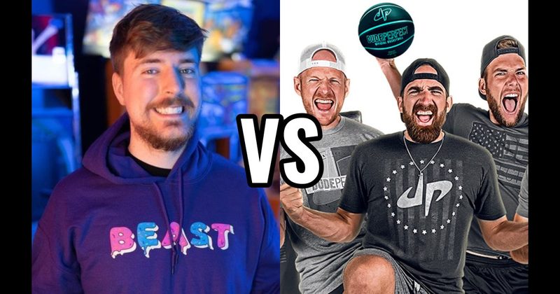 Dude Perfect vs. MrBeast (Jimmy Donaldson)
