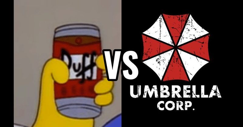 Duff Beer (Simpsons) vs. Umbrella Corporation