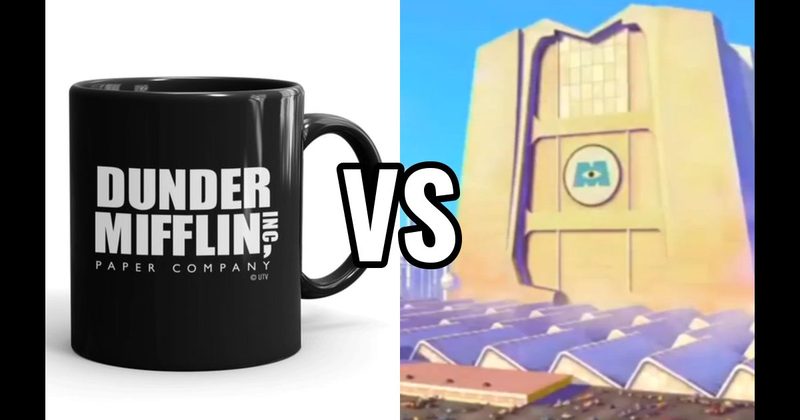 Dunder Mifflin (The Office) vs. Monstropolis Energy Company (Monsters, Inc.)