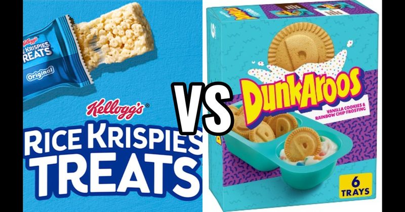 Dunkaroos vs. Rice Krispies Treats