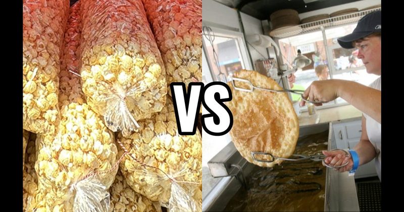 Elephant Ear vs. Kettle Corn