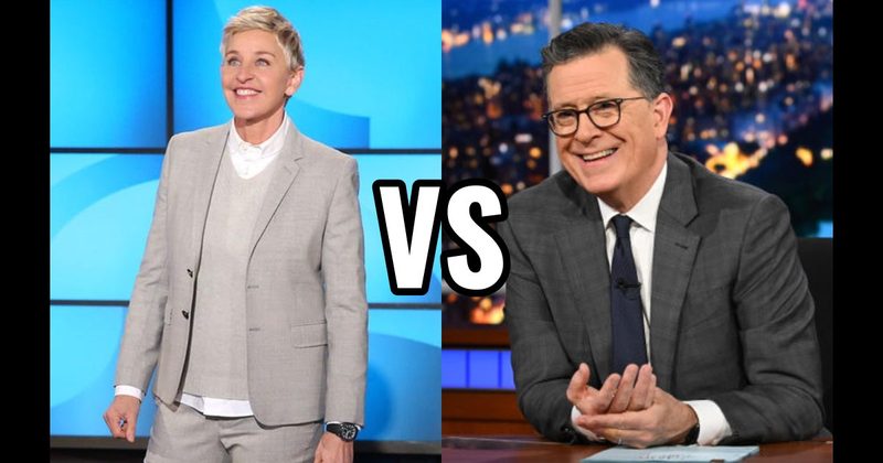 Ellen DeGeneres vs. Stephen Colbert