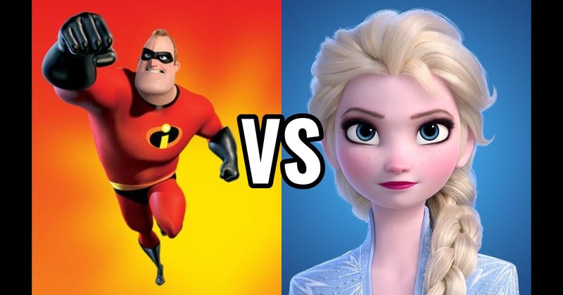 Elsa (Frozen) vs. Mr. Incredible (The Incredibles)