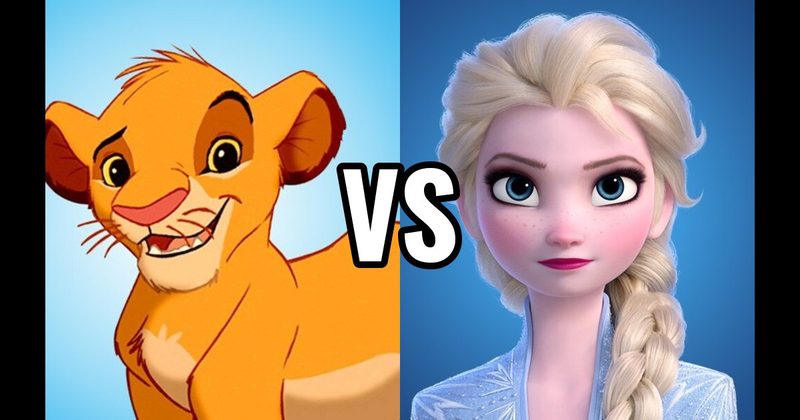 Elsa (Frozen) vs. Simba (Lion King)