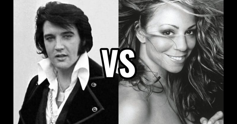 Elvis Presley vs. Mariah Carey