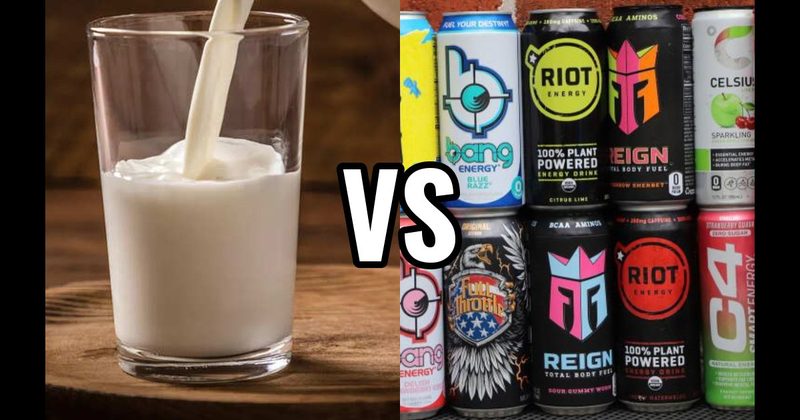 Energy Drink vs. Milk
