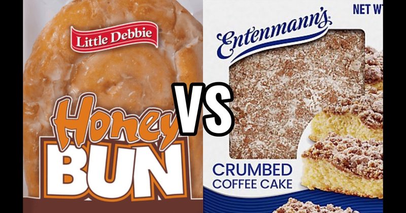 Entenmann’s Crumb Cake vs. Honey Buns (Little Debbie)