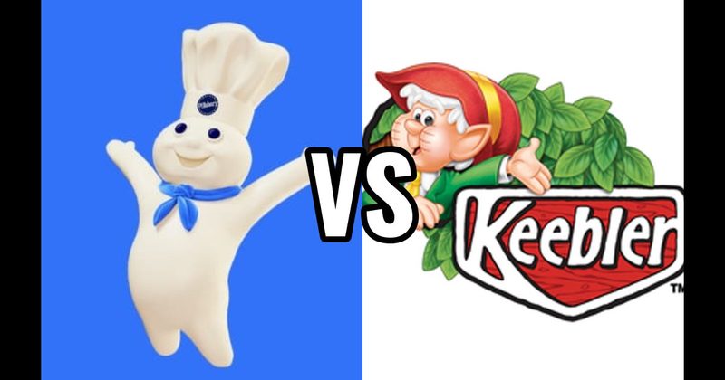 Ernie the Elf (Keebler Elves) vs. Pillsbury Doughboy