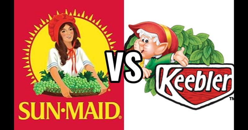 Ernie the Elf (Keebler Elves) vs. Sun-Maid Raisin Girl