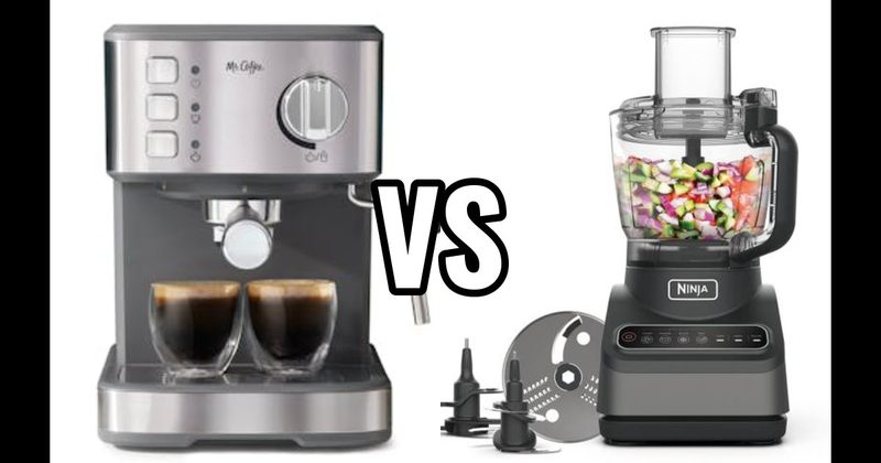 Espresso Machine vs. Food Processor