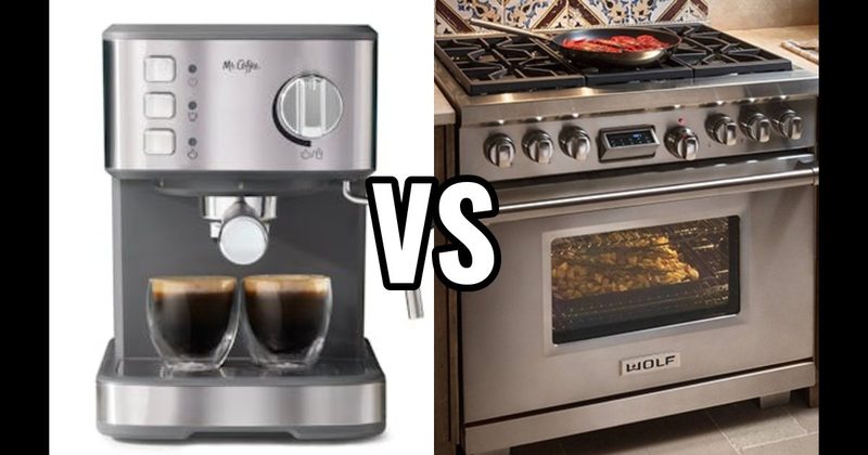 Espresso Machine vs. Gas Range