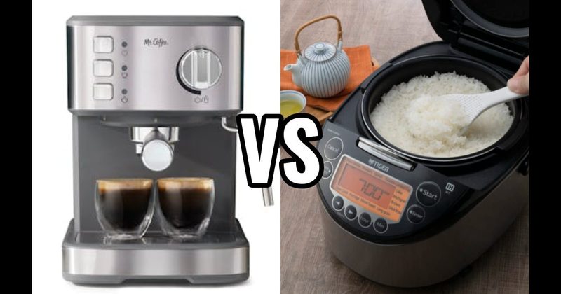 Espresso Machine vs. Rice Cooker