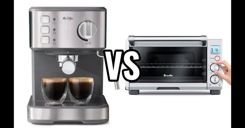 Espresso Machine vs. Toaster Oven