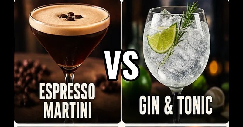Espresso Martini vs. Gin & Tonic