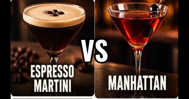 Espresso Martini vs. Manhattan