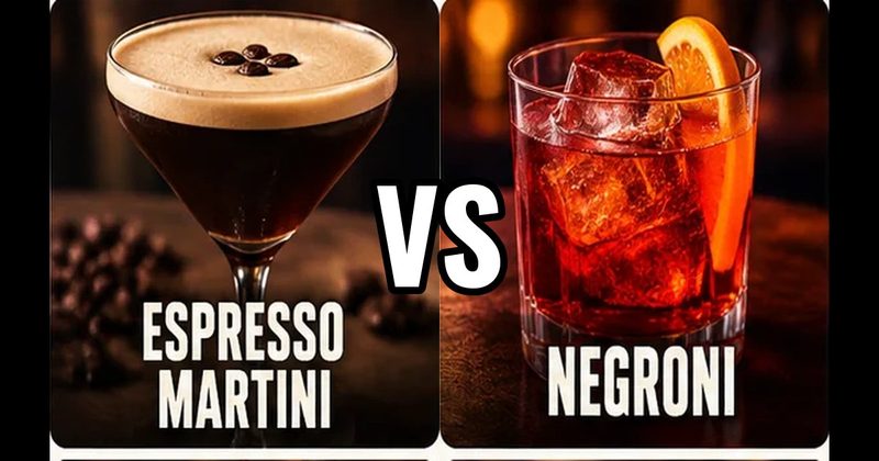 Espresso Martini vs. Negroni