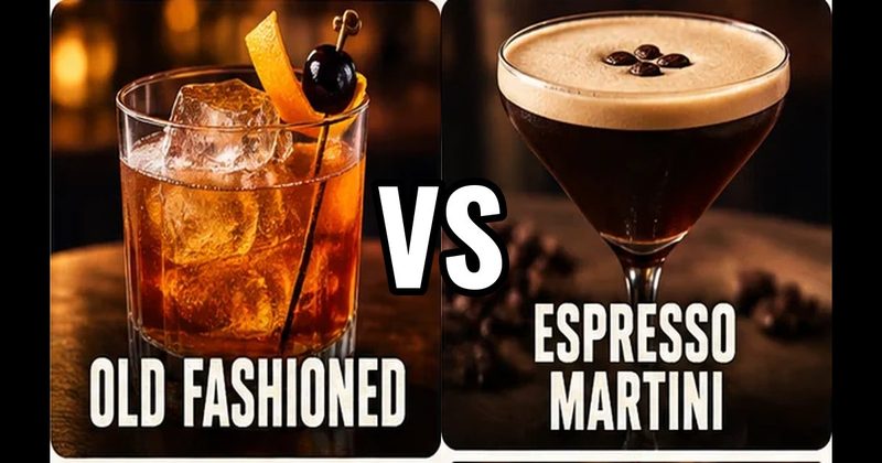 Espresso Martini vs. Old Fashioned