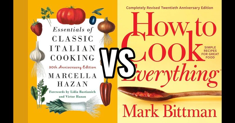 Essentials of Classic Italian Cooking vs. How to Cook Everything